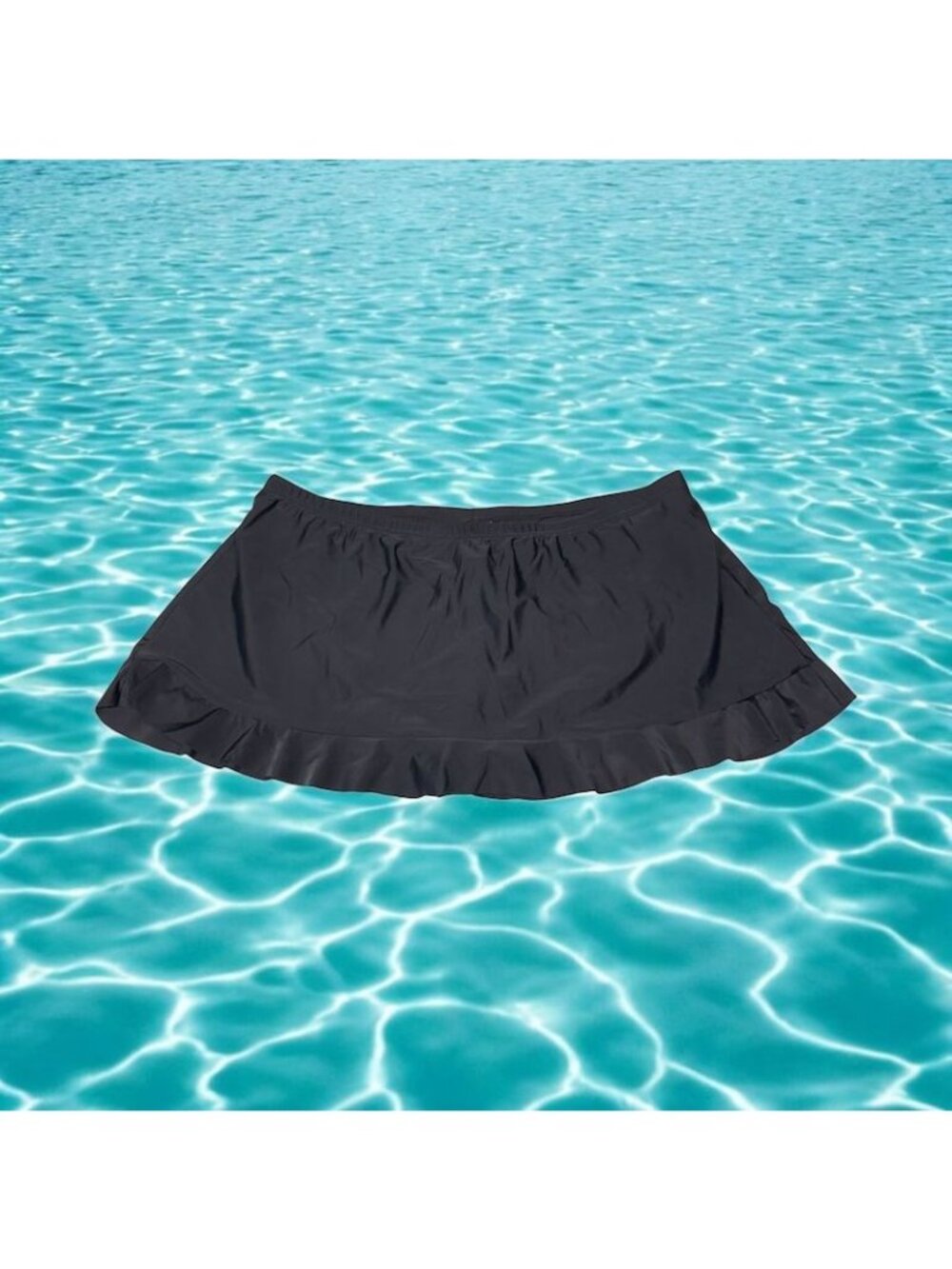 Apt. 9 Womens 18W Swim Skirt Bottom With Ruffle Hem Size EUC